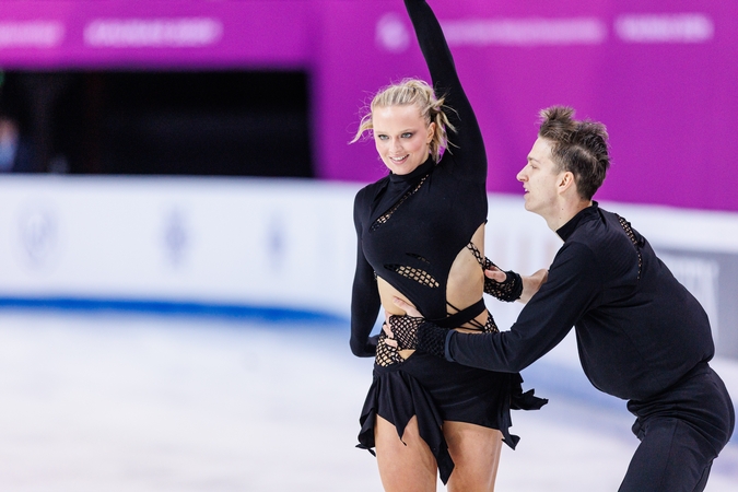 Europos dailiojo čiuožimo čempionatas Kaune: trumpoji porų programa