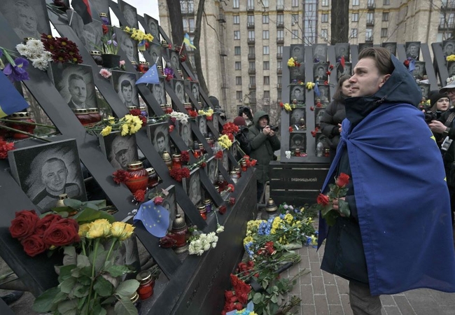 Ukraina mini 10-ąsias kruvinų Maidano revoliucijos įvykių metines