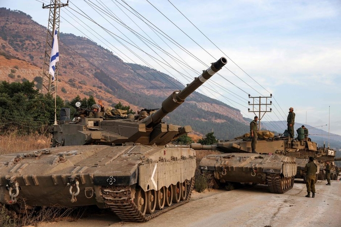 Izraelis apšaudė pietų Libaną, iš kur „Hezbollah“ į jį paleido raketų