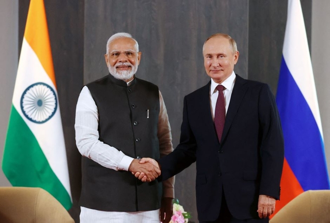 V. Putinas pakvietė Indijos premjerą apsilankyti Rusijoje