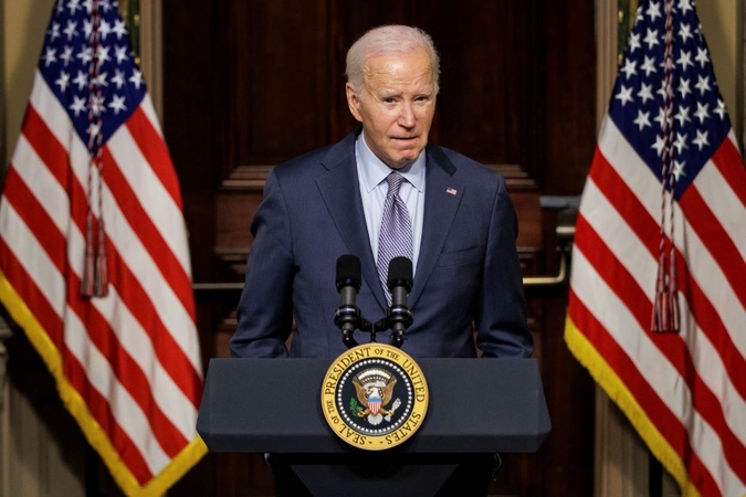J. Bidenas paragino Izraelį kovojant su „Hamas“ laikytis karo taisyklių