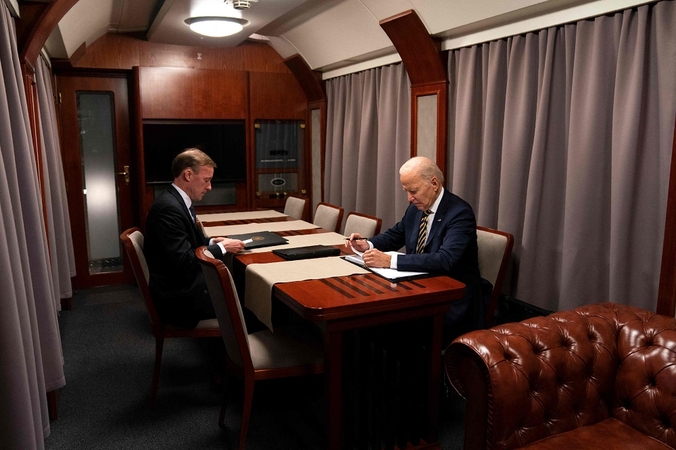 Jake'as Sullivanas ir Joe Bidenas