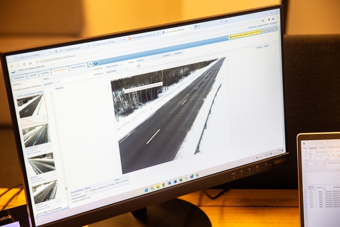 Pristatytas interaktyvus kelių priežiūros žiemą žemėlapis