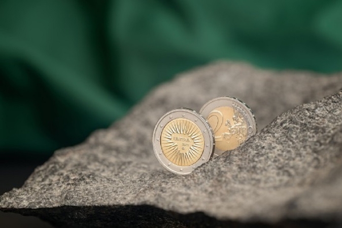 Lietuvos banko gynybai skirta moneta – jau apyvartoje 