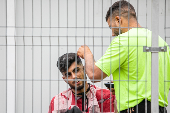 Praėjusią parą prie sienos su Baltarusija apgręžtų migrantų nebuvo