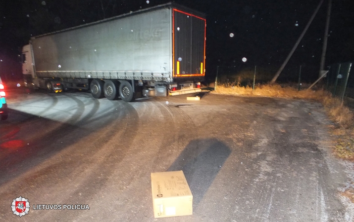 Per slaptą operaciją sučiupti panevėžiečiai, vogę iš vilkikų