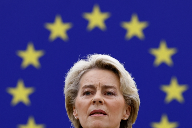 U. von der Leyen: sankcijos Rusijai išliks