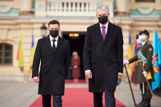 G. Nausėda: V. Zelenskis man užtikrino, kad yra pasiryžęs laikytis iki pergalės