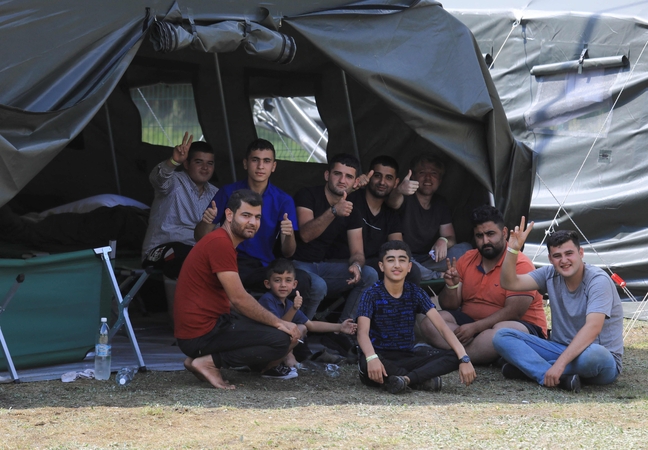 Praėjusią parą sulaikytas didžiausias iki šiol migrantų skaičius – 287 žmonės