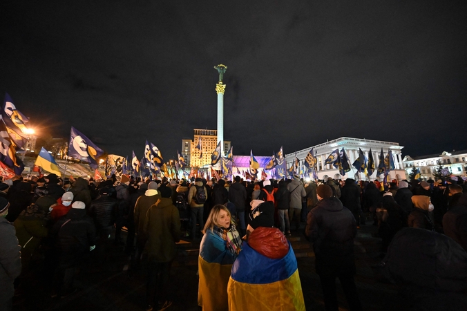 Kremlius: ginkluoto konflikto tikimybė Ukrainoje „labai didelė“