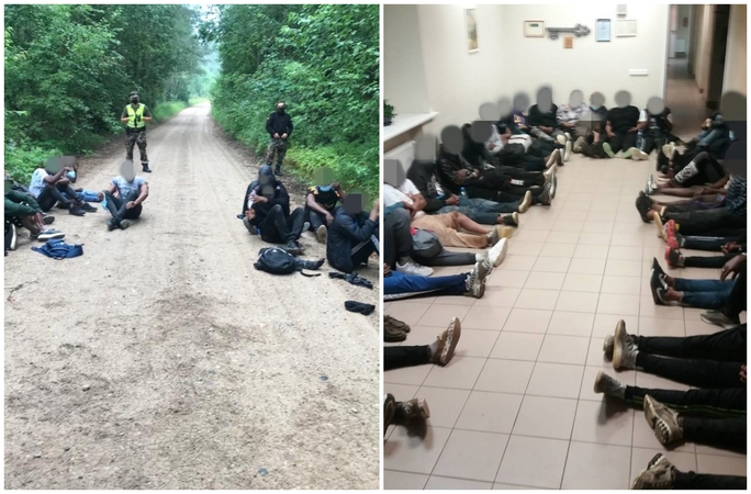 Nelegalių migrantų skaičius muša rekordus: per parą pasieniečiai jų sulaikė net 150
