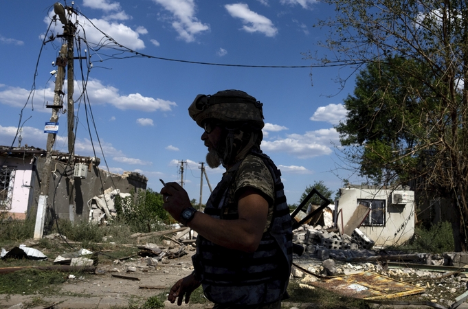 Britų žvalgyba: Rusija stiprina pozicijas Ukrainos pietuose
