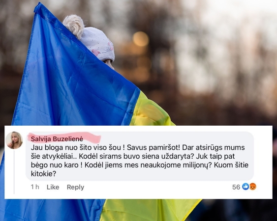 Politikė apie pagalbą ukrainiečiams: jau bloga nuo viso šito šou! 