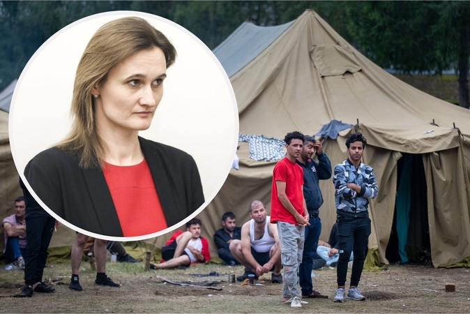 Seimo pirmininkė apie migrantų krizės valdymą: turime išlaikyti ir Lietuvos reputaciją