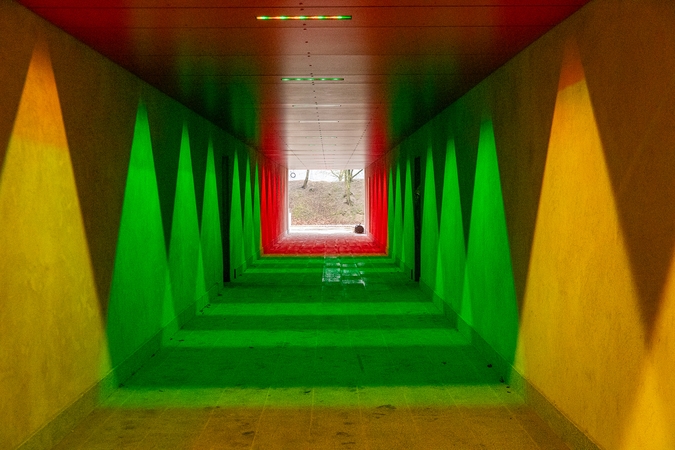 Po remonto atidaryta požeminė pėsčiųjų perėja