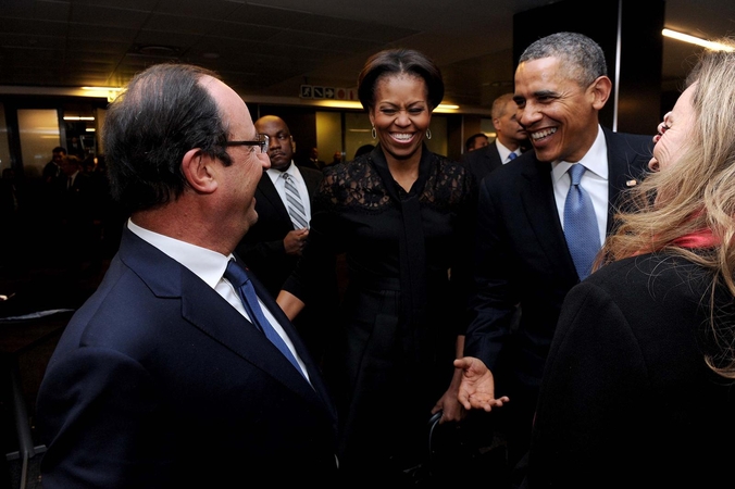 F. Hollandeás ir B.Obama