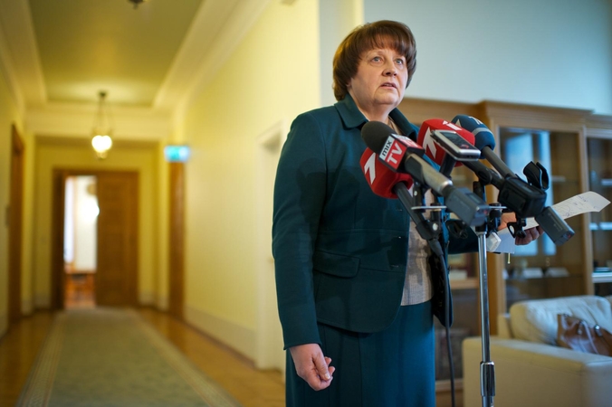 Naujoji Latvijos premjerė Laimduota Straujuma