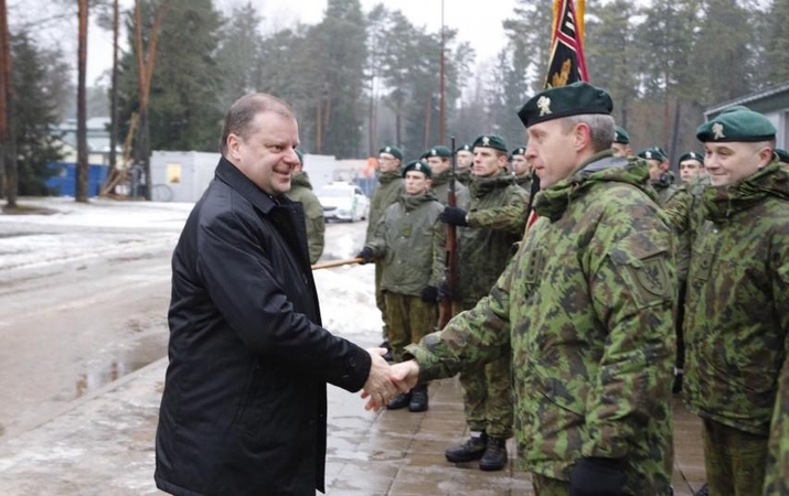 S. Skvernelis: tikroji kariuomenės galia yra ne technika, o kariai