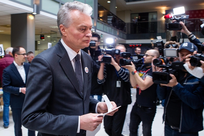 Balsavo G. Nausėda: rinkimų kampanija – įtempta