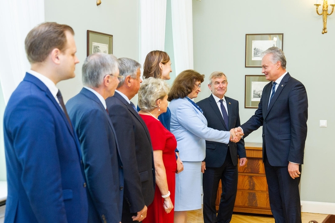 Seimo valdyba susitiko su G. Nausėda aptarti būsimų darbų