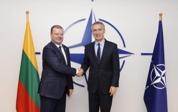 S. Skvernelis ragina NATO stiprinti Baltijos šalių oro gynybą