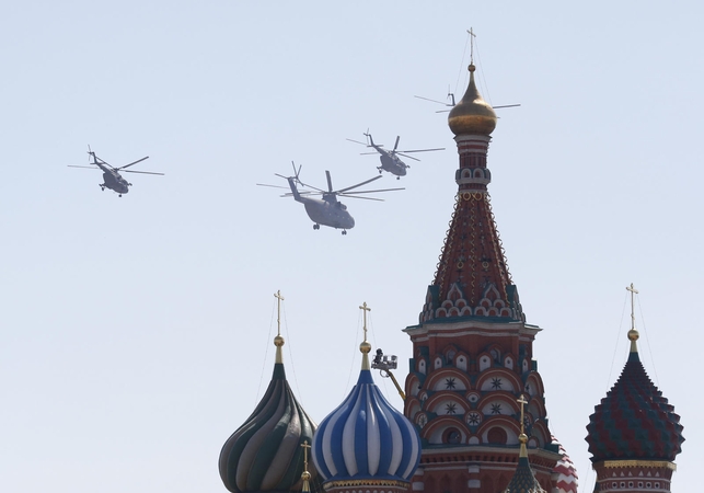 NATO naikintuvai vieną kartą kilo lydėti Rusijos orlaivio
