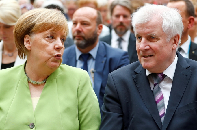 Iškilo grėsmė Vokietijos kanclerės A. Merkel koalicinei vyriausybei?