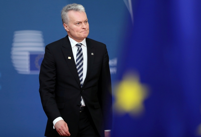 G. Nausėda EVT kels klausimą dėl Rusijos bandymų perrašyti istoriją
