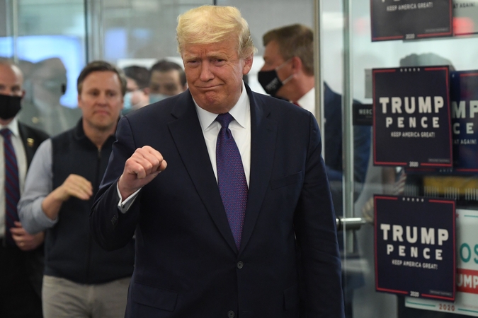 D. Trumpas pasiekė pergalę itin svarbioje Ohajo valstijoje