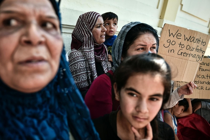 Vokietijos policija sulaikė sunkvežimį su 51 migrantu