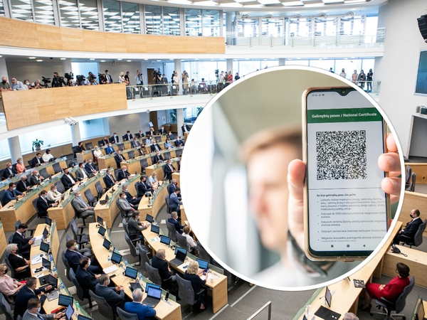 Grupė Seimo narių iš opozicijos kreipėsi į KT dėl galimybių paso