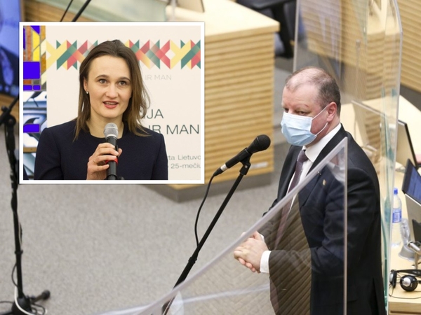 V. Čmilytė-Nielsen atmeta S. Skvernelio priekaištus: opozicijos balsas tikrai girdimas