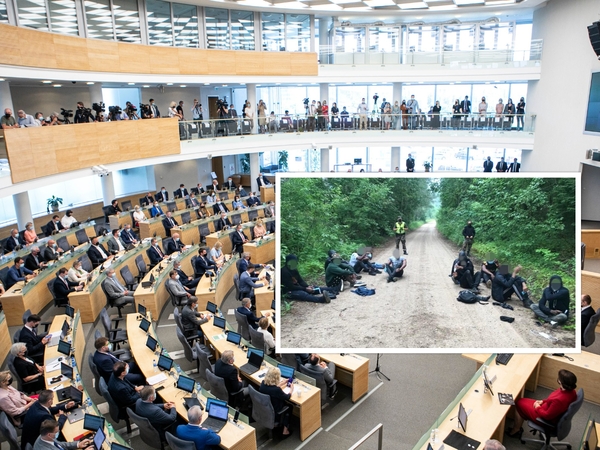 Dėl migrantų krizės kitą savaitę šaukiama neeilinė Seimo sesija