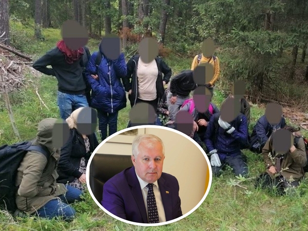 A. Anušauskas apie migrantus: jie pakliūna į Lukašenkos tarnybų spąstus