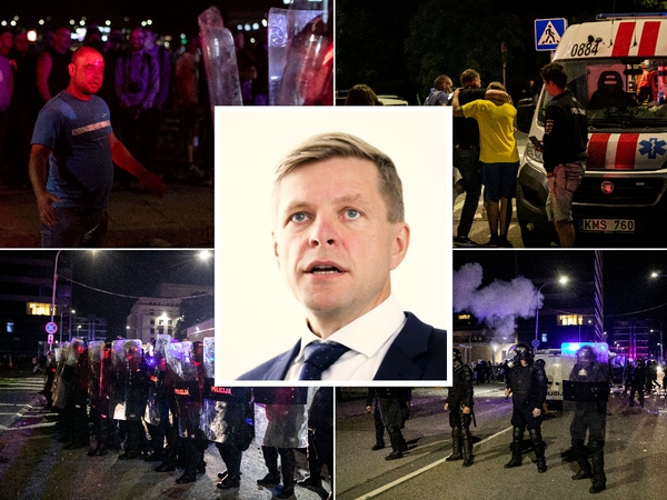 R. Šimašius apie riaušes prie Seimo: tai buvo masinis įstatymų pažeidimas