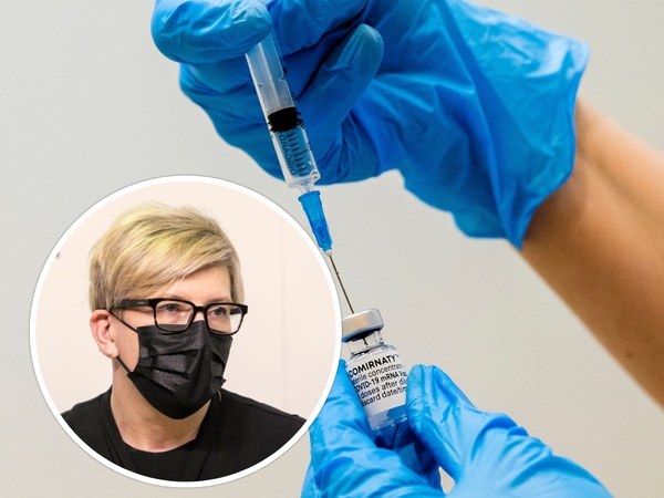 Premjerė: privalomas skiepas tam tikrų sričių darbuotojams gali būti labai pagrįstas