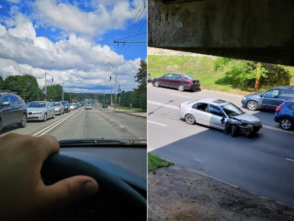 Vilniuje pasipylė avarijos – kemšasi gatvės