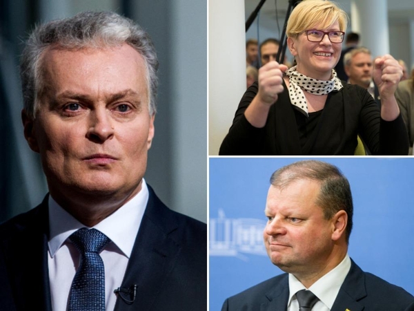 Balandžio 8-ąją – pirmieji G. Nausėdos, S. Skvernelio ir I. Šimonytės debatai