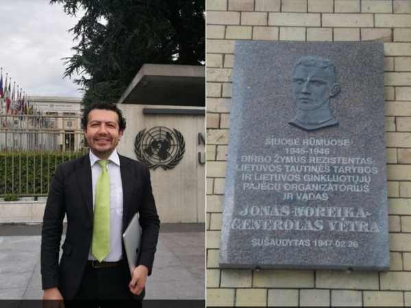 Teismas skyrė 50 parų arešto J. Noreikos lentą sudaužiusiam S. Tomui