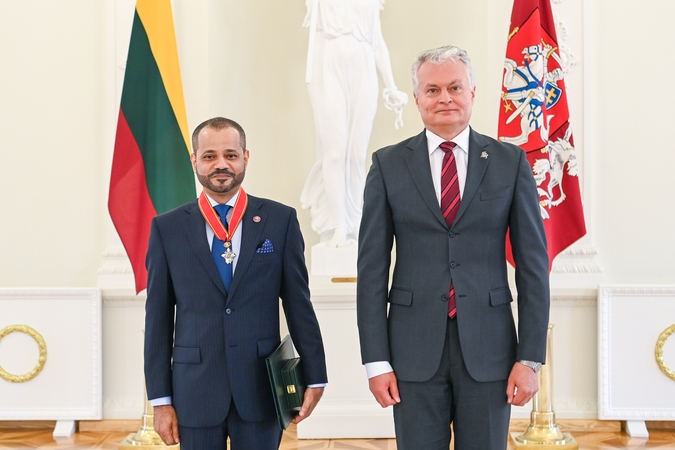 ES atsisakant rusiškų išteklių, G. Nausėda su Omano ministru aptarė energetinius ryšius