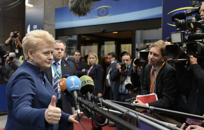 D. Grybauskaitė sutarimo dėl naujo Europos Komisijos vadovo tikisi birželį