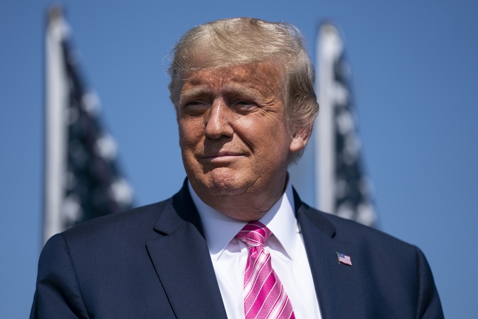 D. Trumpas pirma laiko atidavė balsą prezidento rinkimuose