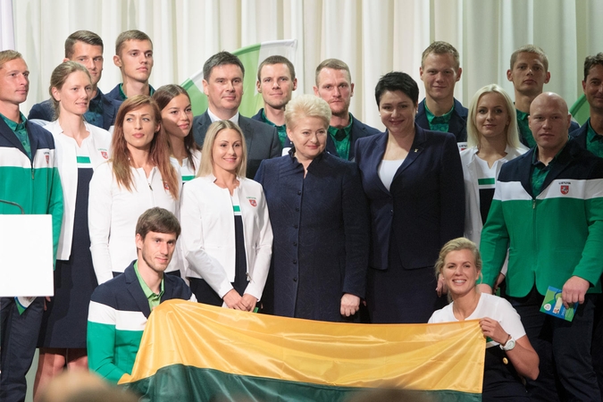Prezidentė iškeliauja į Rio palaikyti Lietuvos olimpiečių