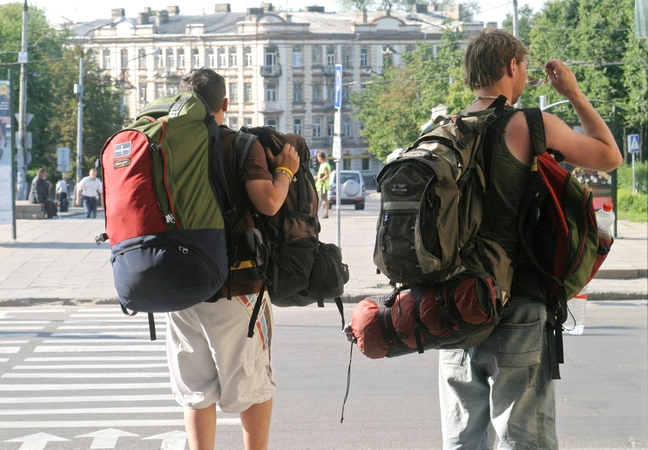 Vilnius – geriausia vieta keliauti su kuprine ant pečių
