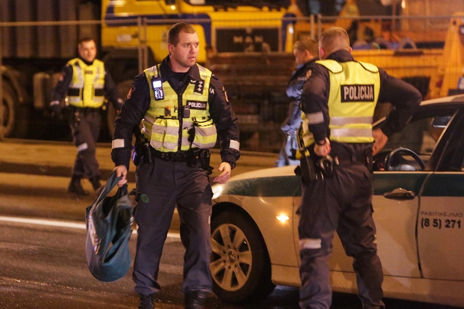 Naktį Vilniuje sumušti ir apiplėšti du baltarusiai