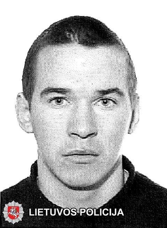 Policija prašo padėti rasti nusikaltusį vyriškį