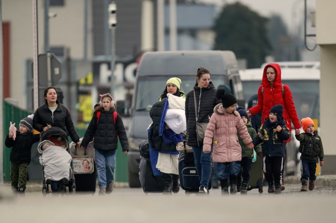 Lietuva skyrė 750 tūkst. eurų paramą Moldovai priimti ukrainiečių pabėgėliams