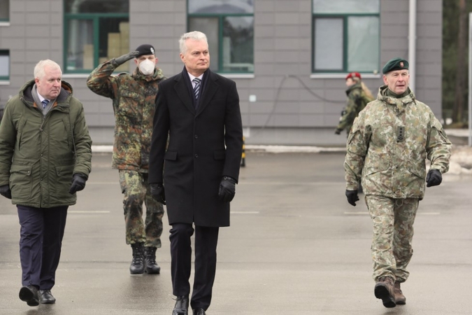 G. Nausėda tikisi daugiau JAV karių Lietuvoje ir NATO oro policijos statuso „pakėlimo“