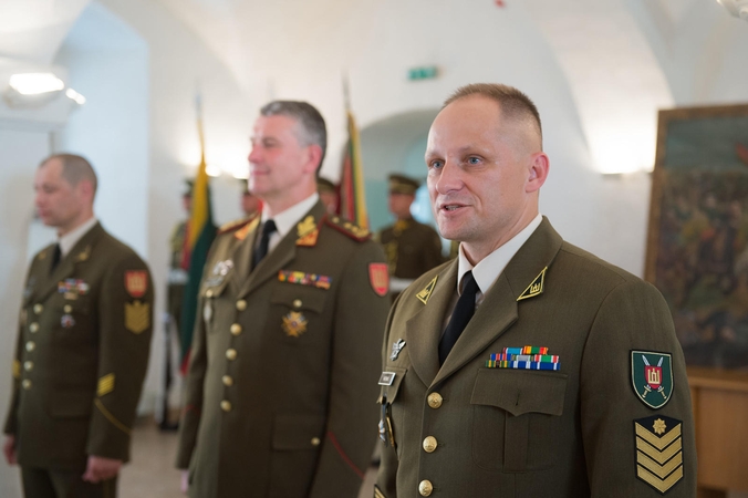 Pasikeitė Lietuvos kariuomenės vyriausiasis puskarininkis