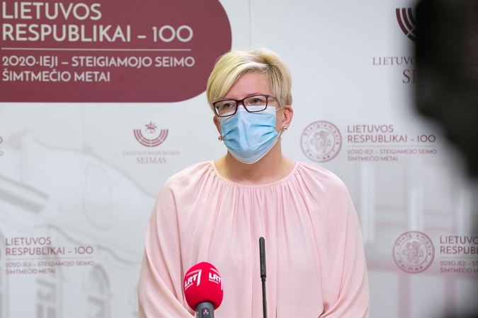 Premjerė: deja, negalima atmesti ir ribojimų sugriežtinimo galimybės